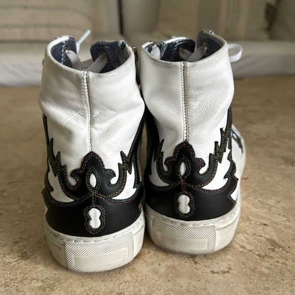 Used twice Zadig & Voltaire - ZV1747 High Flame Men sneakers Mens Size 41 - Picture 2 of 6